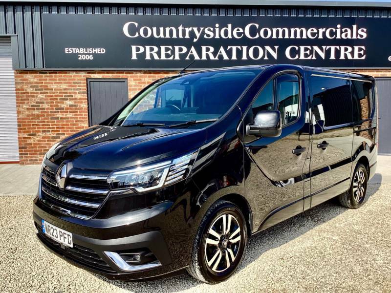Renault Trafic Sl28 Blue Dci 150 Sport Van Black #2
