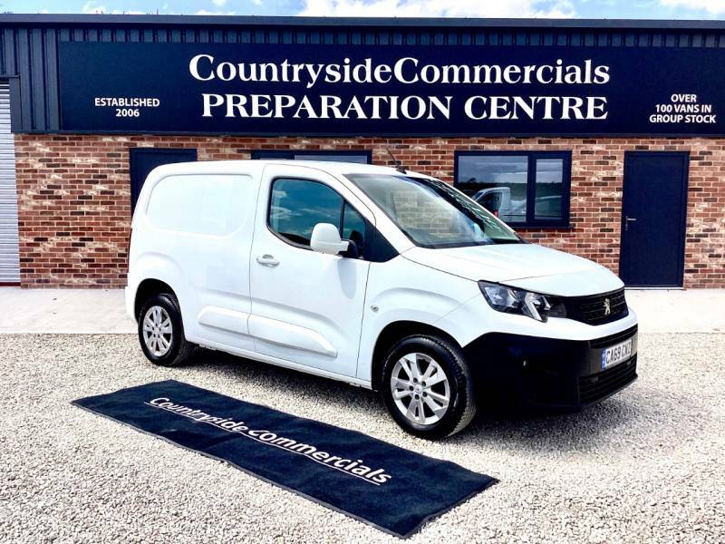 Peugeot Partner 1000 1.5 Bluehdi 100 Asphalt Van White