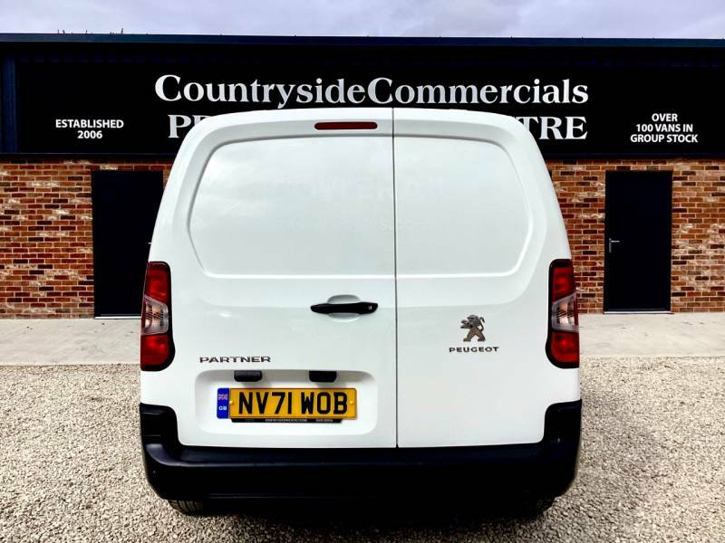 Peugeot Partner 850 1.5 Bluehdi 100 Professional Premium Crew Van White #5