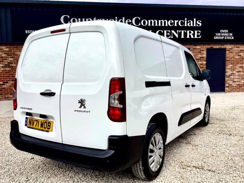 Peugeot Partner 850 1.5 Bluehdi 100 Professional Premium Crew Van White #6