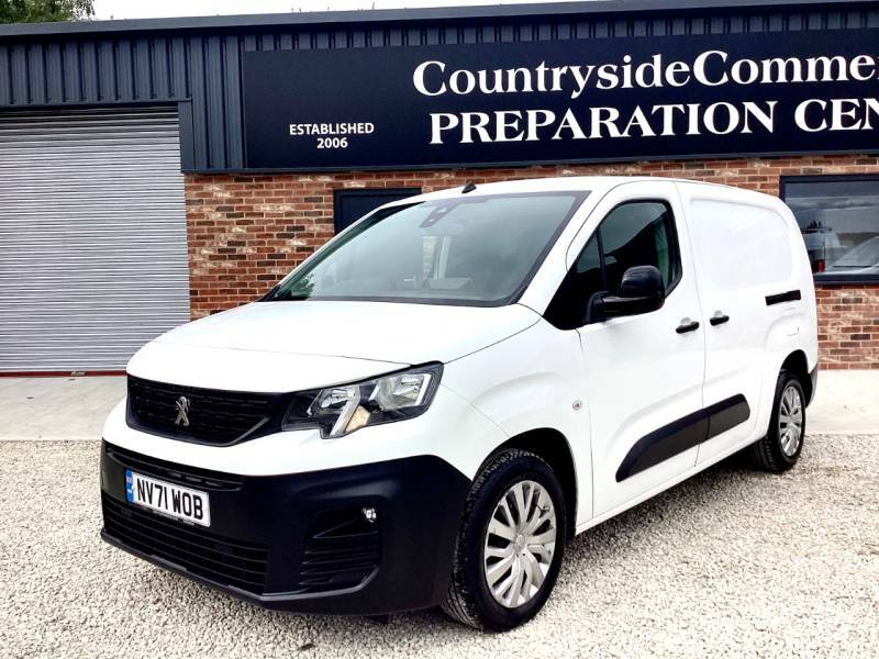 Peugeot Partner 850 1.5 Bluehdi 100 Professional Premium Crew Van White #3