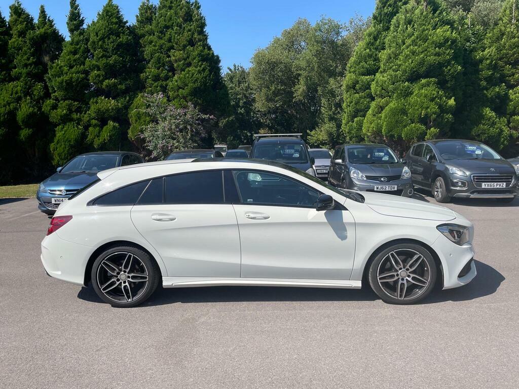 Mercedes-Benz CLA Class 2.1 Cla220d Amg Line Shooting Brake 7G-dct Euro 6 White #2