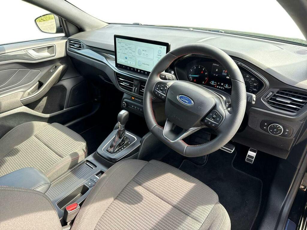 Ford Focus 1.0T Ecoboost Mhev St Line Hatchback Hy EA75AXC Black #6