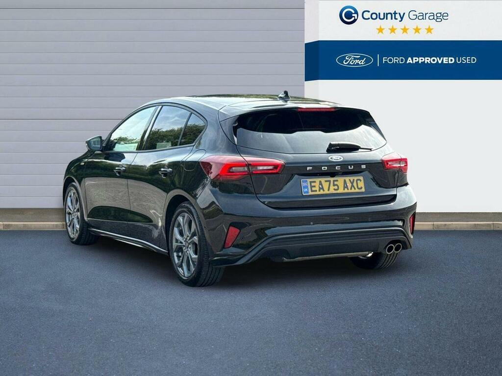 Ford Focus 1.0T Ecoboost Mhev St Line Hatchback Hy EA75AXC Black #3