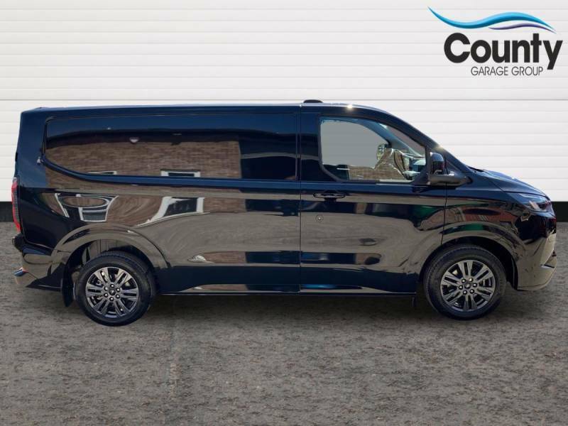 Ford Transit Custom 100Kw 65Kwh H1 Van Limited WG75HCX Black #5