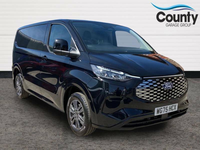 Ford Transit Custom 100Kw 65Kwh H1 Van Limited Black
