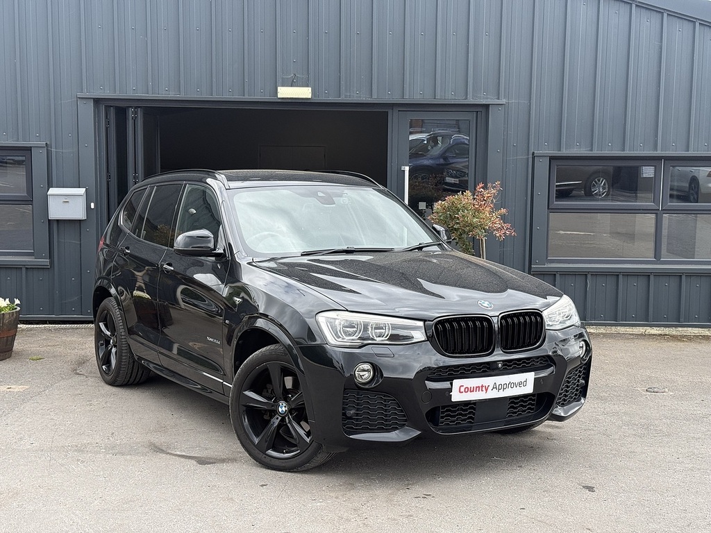 BMW X3 Xdrive20d M Sport Black