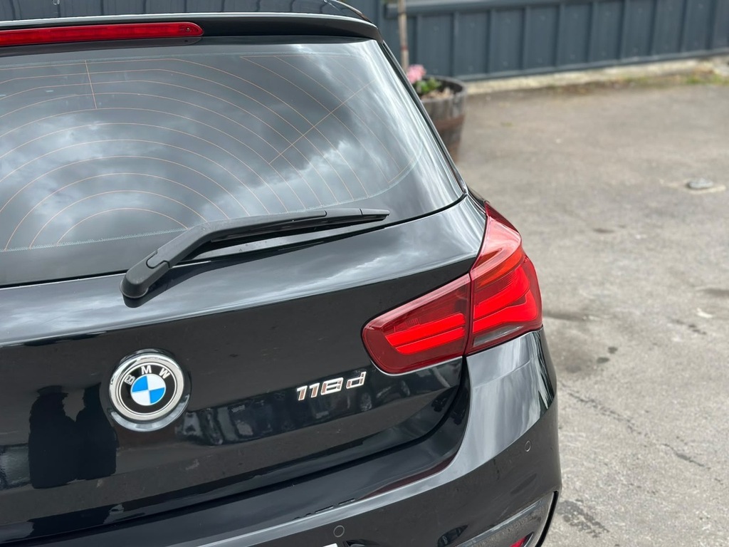 BMW 1 Series 118D M Sport Shadow Edition TR67DUH Black #5