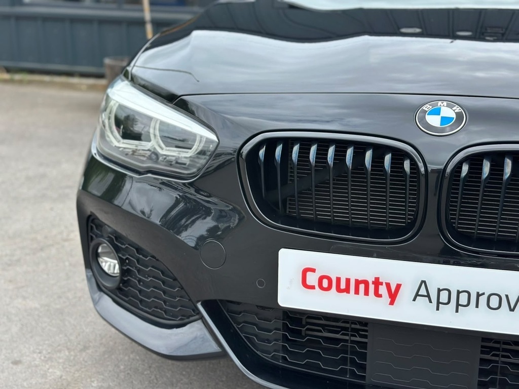 BMW 1 Series 118D M Sport Shadow Edition TR67DUH Black #4