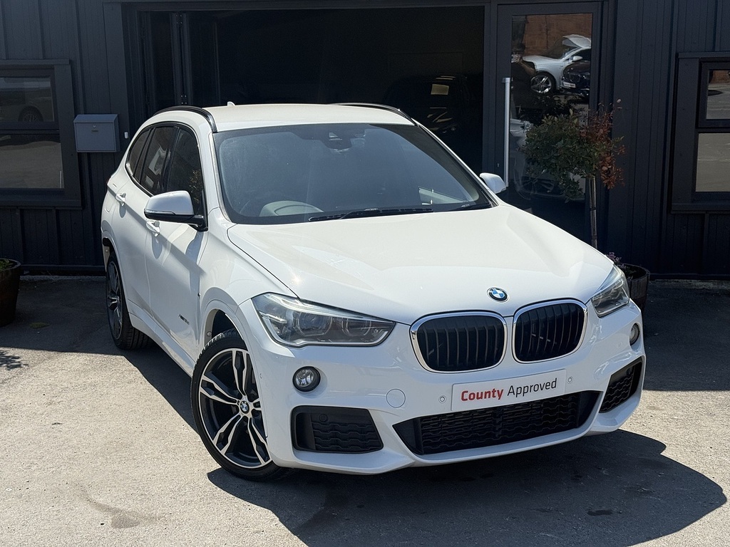 BMW X1 Xdrive18d M Sport TR66BWO White #4
