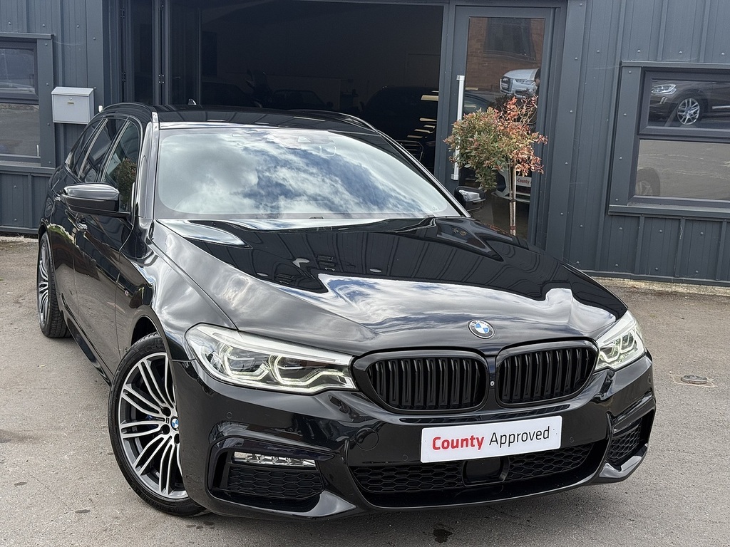 BMW 5 Series 530I M Sport Touring Black #3