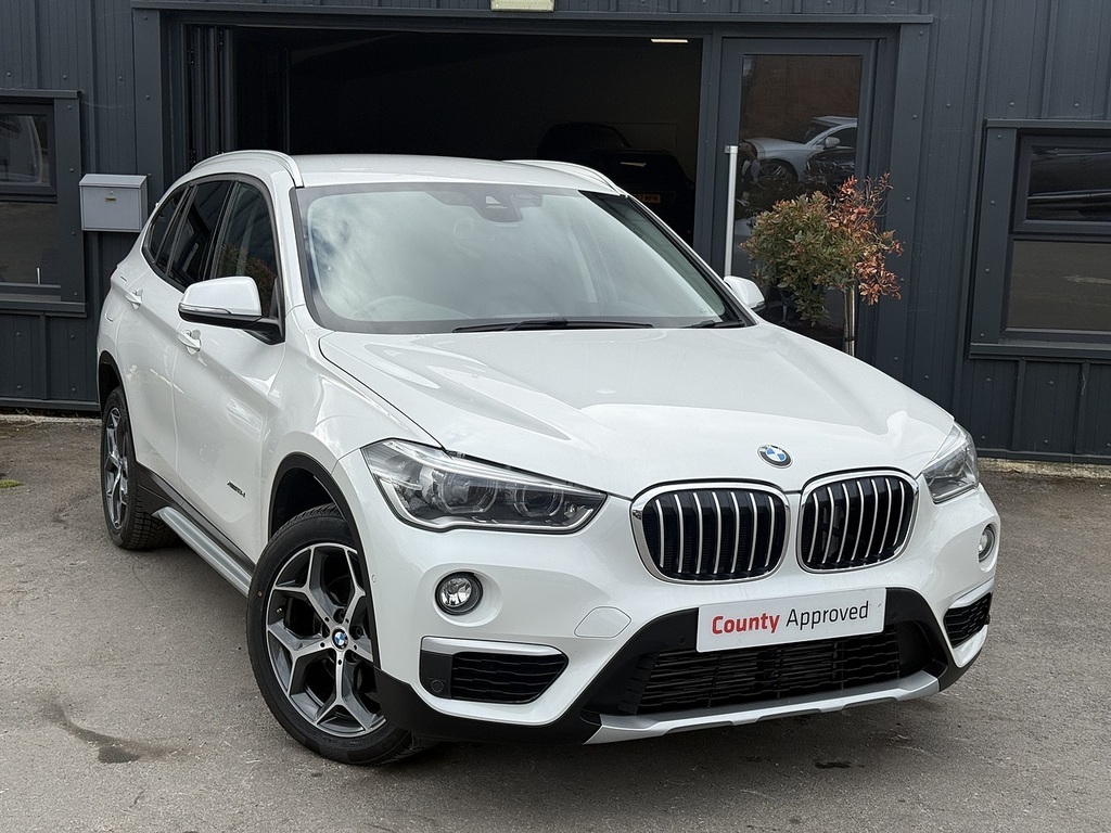 BMW X1 Xdrive18d Xline White #3