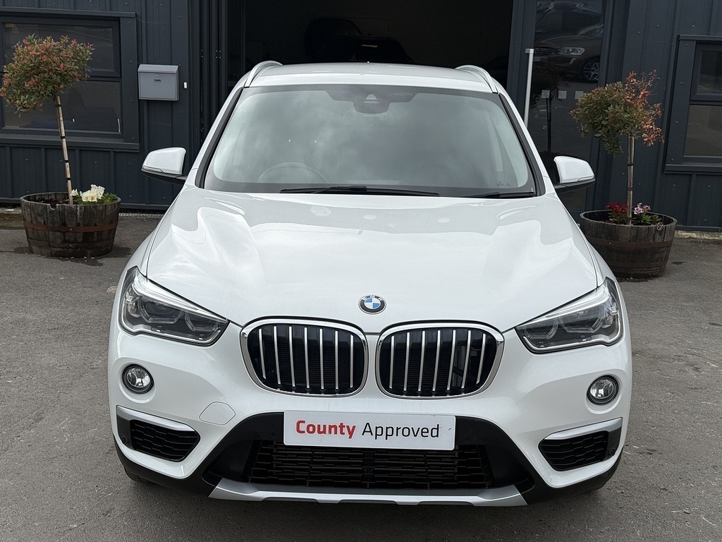 BMW X1 Xdrive18d Xline White #2
