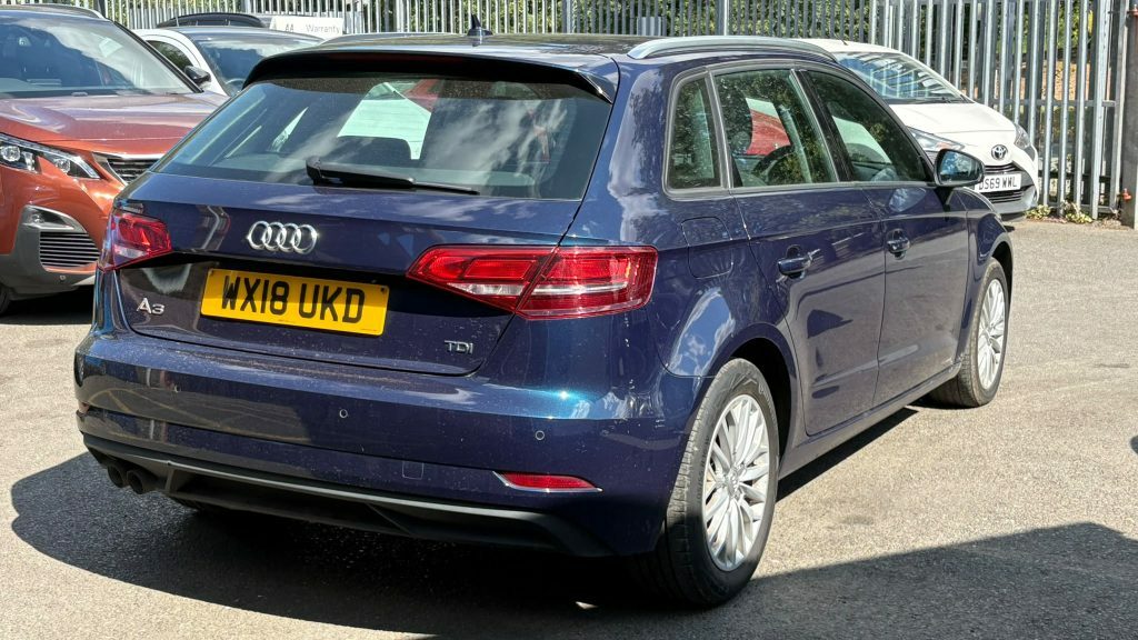 Audi A3 2.0 Tdi Se Technik WX18UKD Blue #2