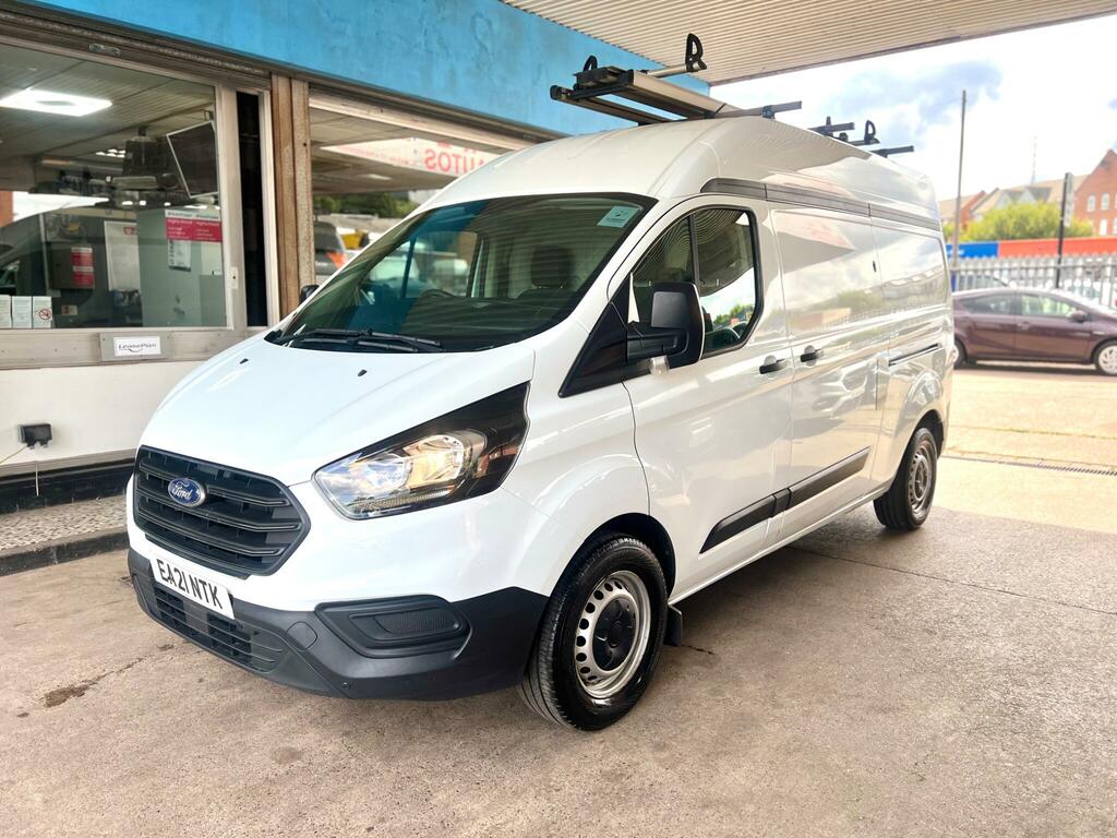 Ford Transit Custom 2.0 340 Ecoblue Leader L2 H2 Euro 6 Ss EA21NTK White #3