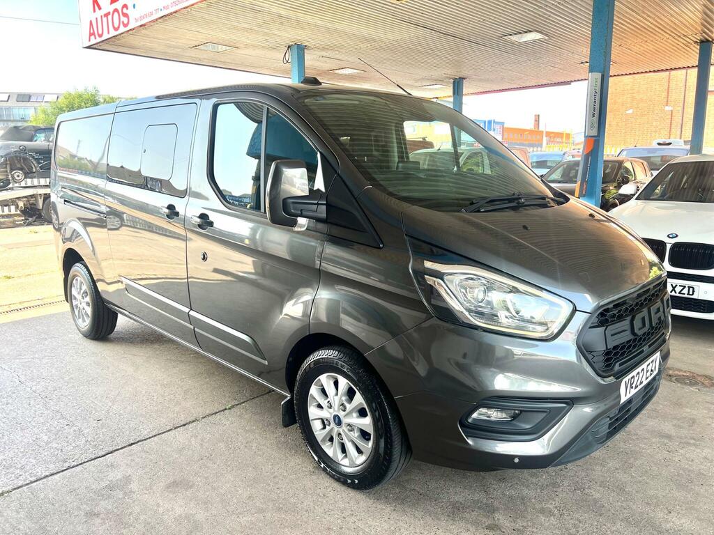 Ford Transit Custom 2.0 320 Ecoblue Limited Crew Van L2 H1 Euro 6 Ss Grey