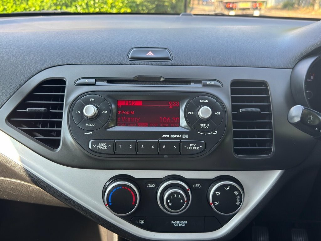 Kia Picanto Hatchback 1.3 2 2013 Red #16