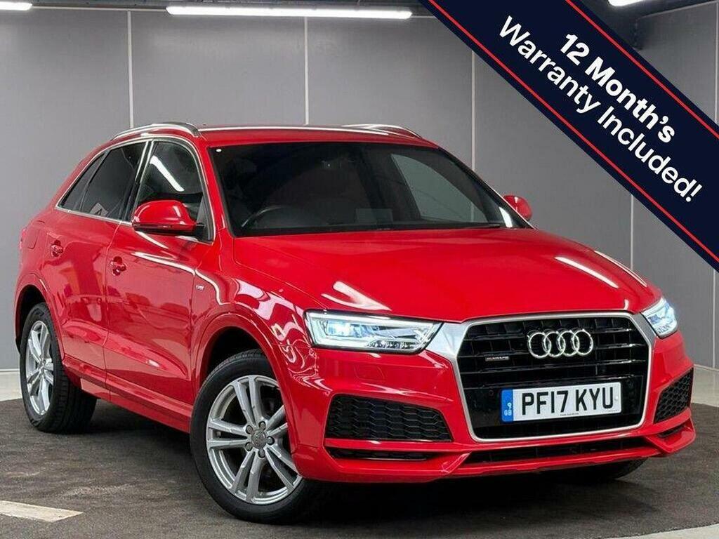 Audi Q3 2.0 Tdi S Line Edition Quattro Euro 6 Ss Red