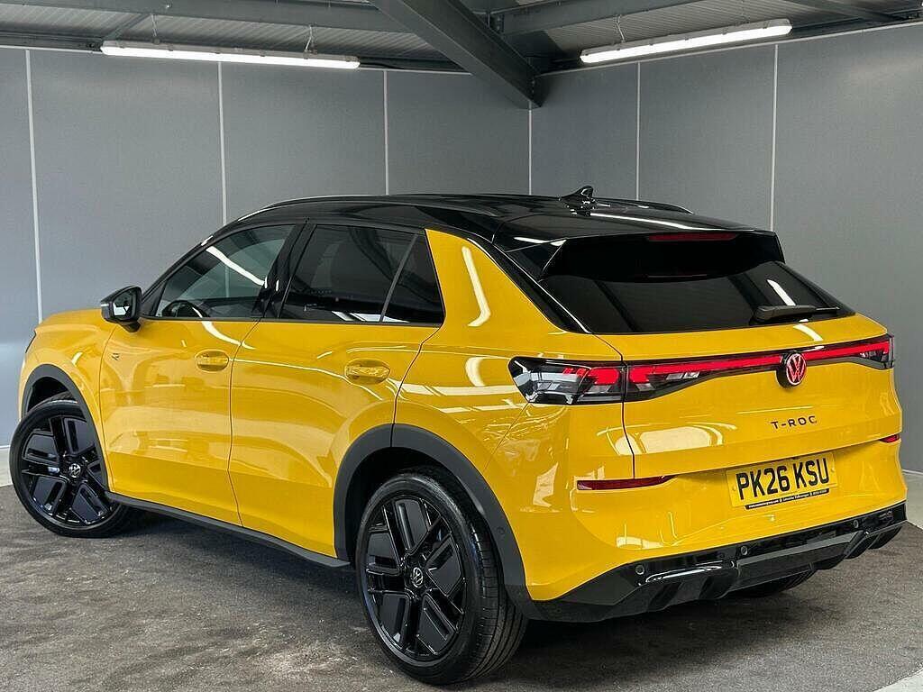 Volkswagen T-Roc 1.5 Etsi Mhev R-line Dsg Euro 6 Ss PK26KSU Yellow #3