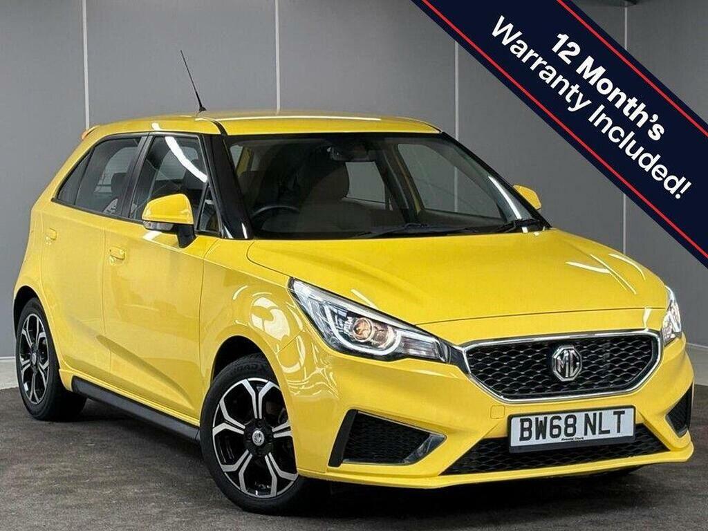 MG MG3 1.5 Vti-tech Exclusive Euro 6 Ss Yellow