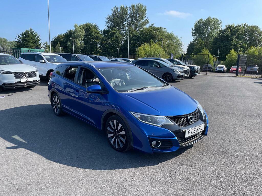 Honda Civic 1.6 I-dtec Sr Tourer Euro 5 Ss Blue