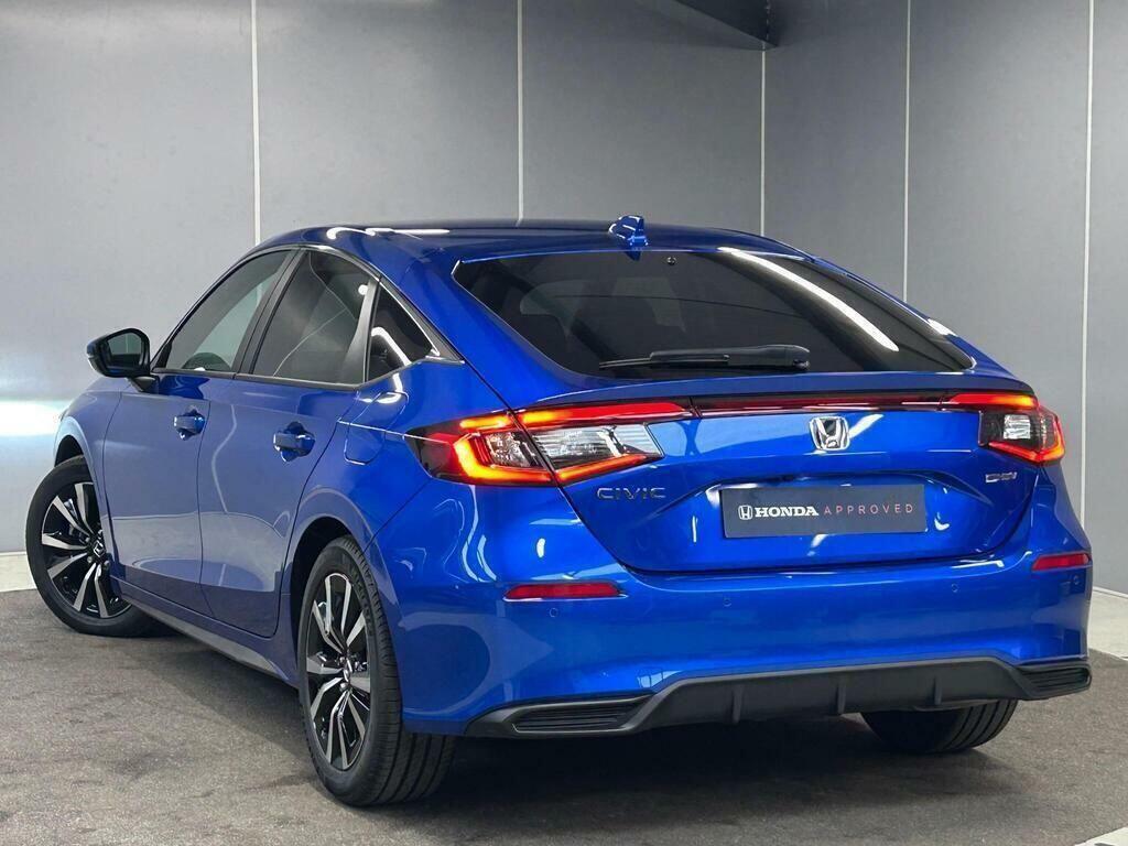 Honda Civic 2.0 H I-mmd Elegance Ecvt Euro 6 Ss RX24WJN Blue #5