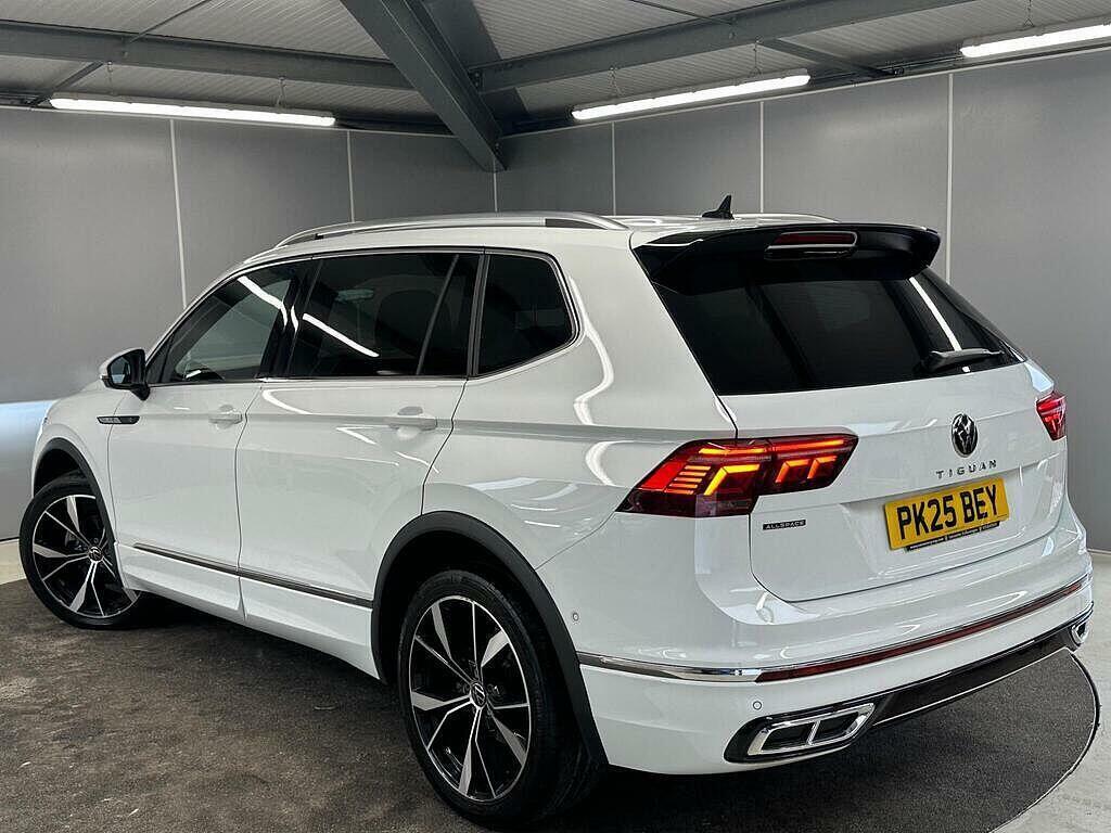Volkswagen Tiguan Allspace 2.0 Tdi R-line Dsg Euro 6 Ss White #3