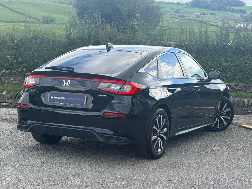 Honda Civic 2.0 H I-mmd Elegance Ecvt Euro 6 Ss PK25WNM Black #5
