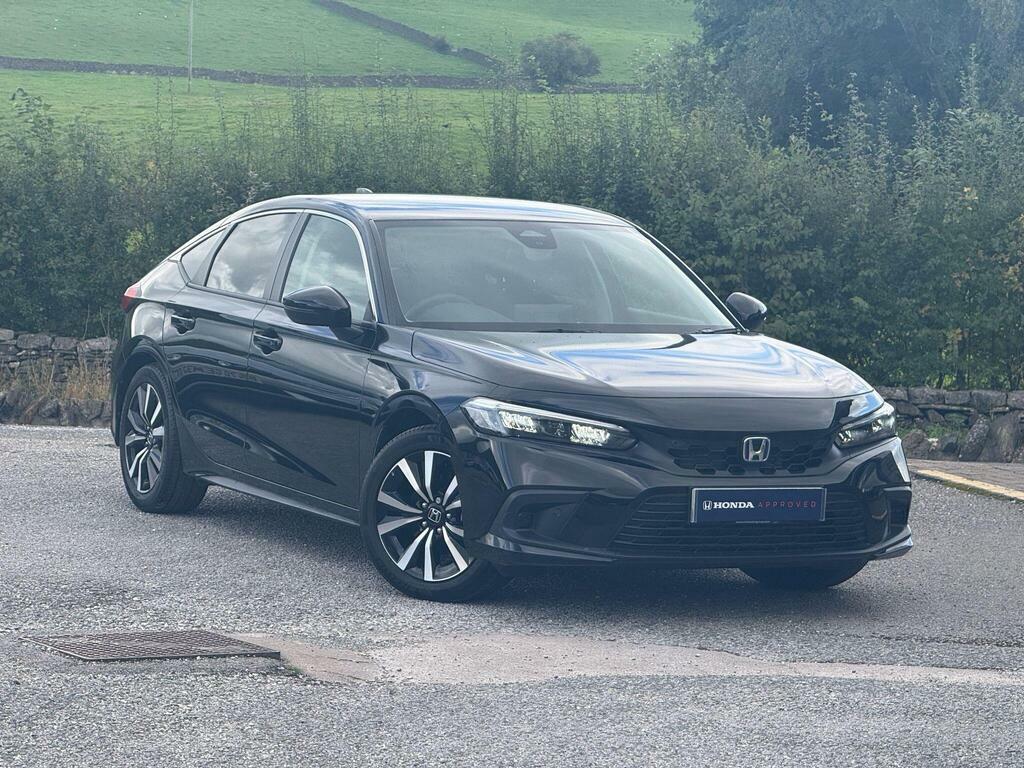 Honda Civic 2.0 H I-mmd Elegance Ecvt Euro 6 Ss PK25WNM Black