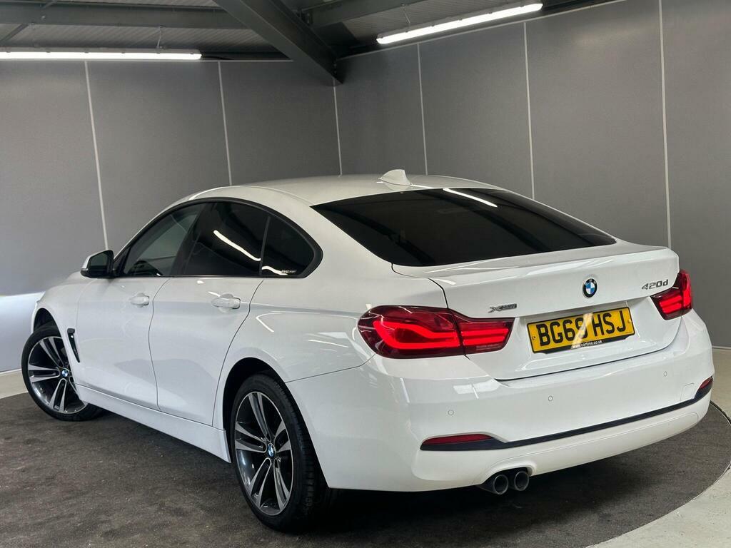 BMW 4 Series Gran Coupe 2.0 420D Sport Xdrive Euro 6 Ss White #4