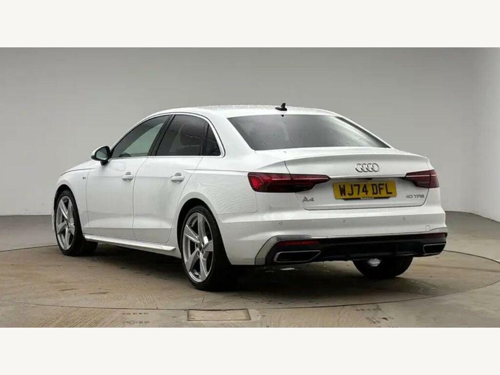 Audi A4 2.0 Tfsi 40 S Line S Tronic Euro 6 Ss White #3