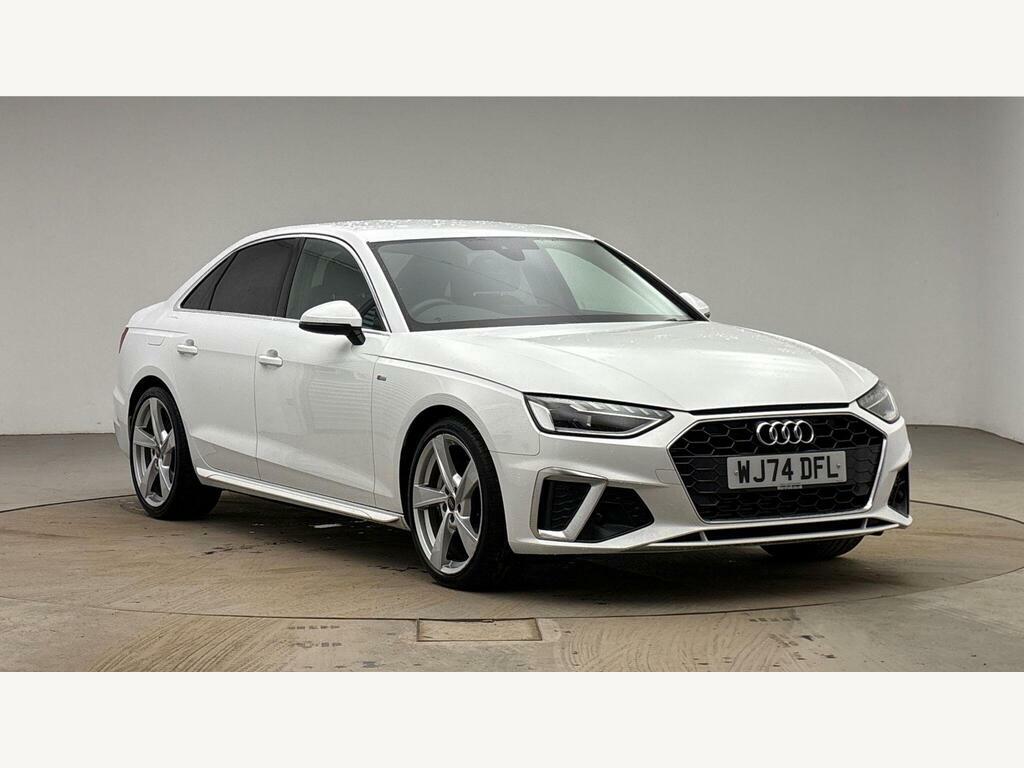 Audi A4 2.0 Tfsi 40 S Line S Tronic Euro 6 Ss White