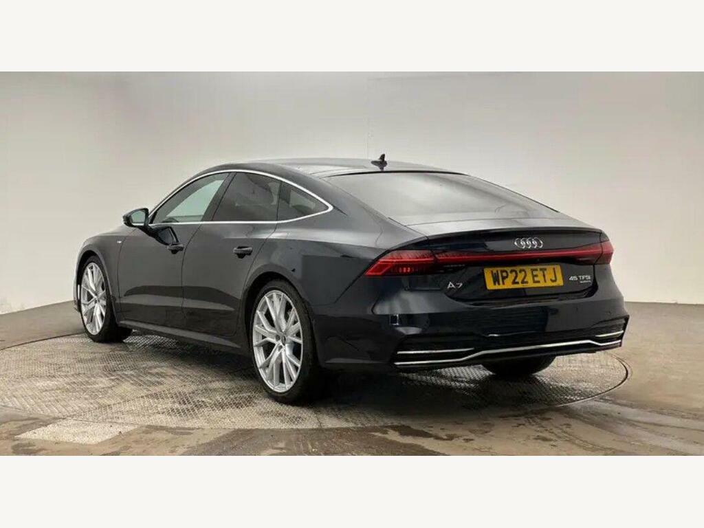 Audi A7 2.0 Tfsi 45 S Line Sportback S Tronic Quattro Euro Blue #3