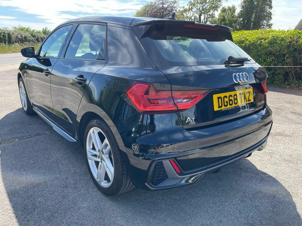 Audi A1 Hatchback 1.0 Tfsi 30 S Line Sportback S Tronic Eu DG68TKZ Black #4