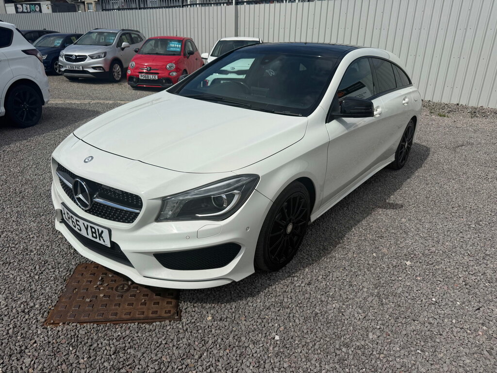 Mercedes-Benz CLA Class 2.1 Cla220d Amg Sport Shooting Brake 7G White #4