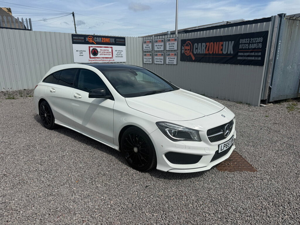Mercedes-Benz CLA Class 2.1 Cla220d Amg Sport Shooting Brake 7G White #2