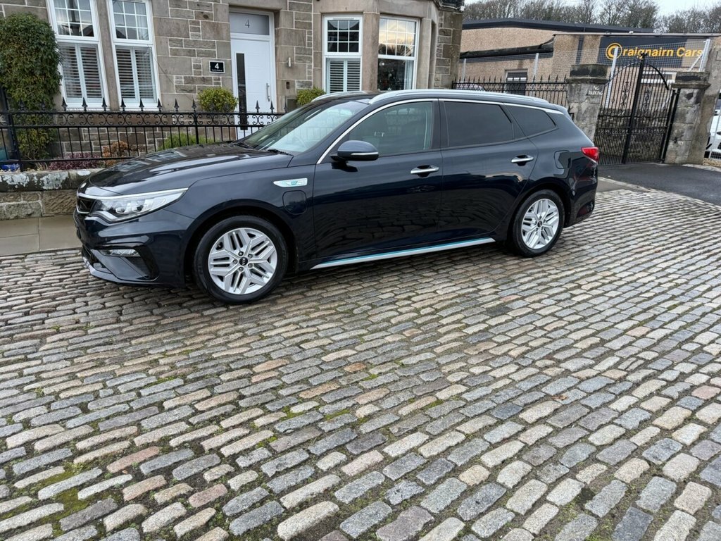 Kia Optima Estate Blue #3