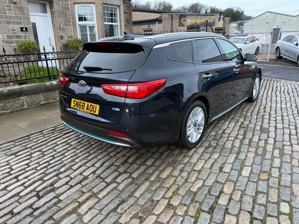 Kia Optima Estate Blue #5