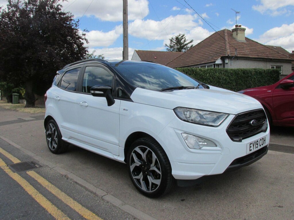 Ford Ecosport 1.0T Ecoboost St-line Euro 6 Ss White
