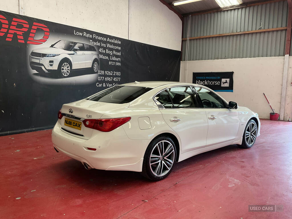 Infiniti Q50 2.2D Sport White #3