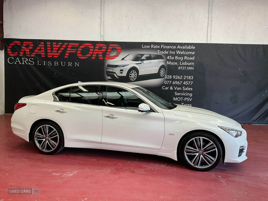 Infiniti Q50 2.2D Sport White #2