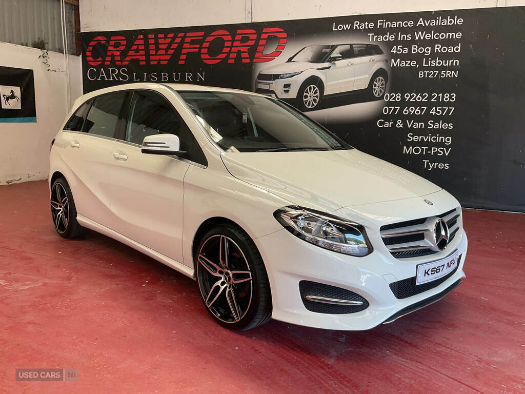 Mercedes-Benz B Class B180d Sport White #2