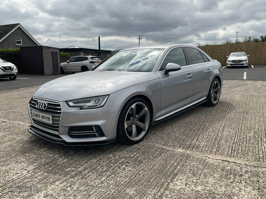 Audi A4 2.0 Tdi S Line Silver #3