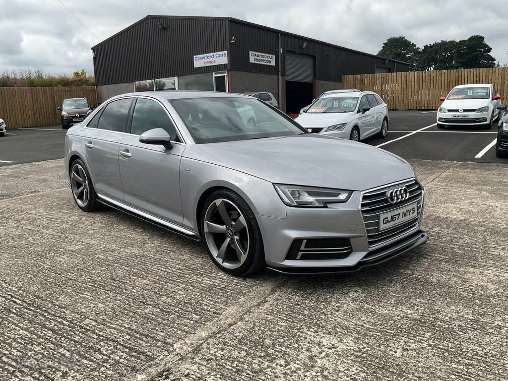 Audi A4 2.0 Tdi S Line Silver