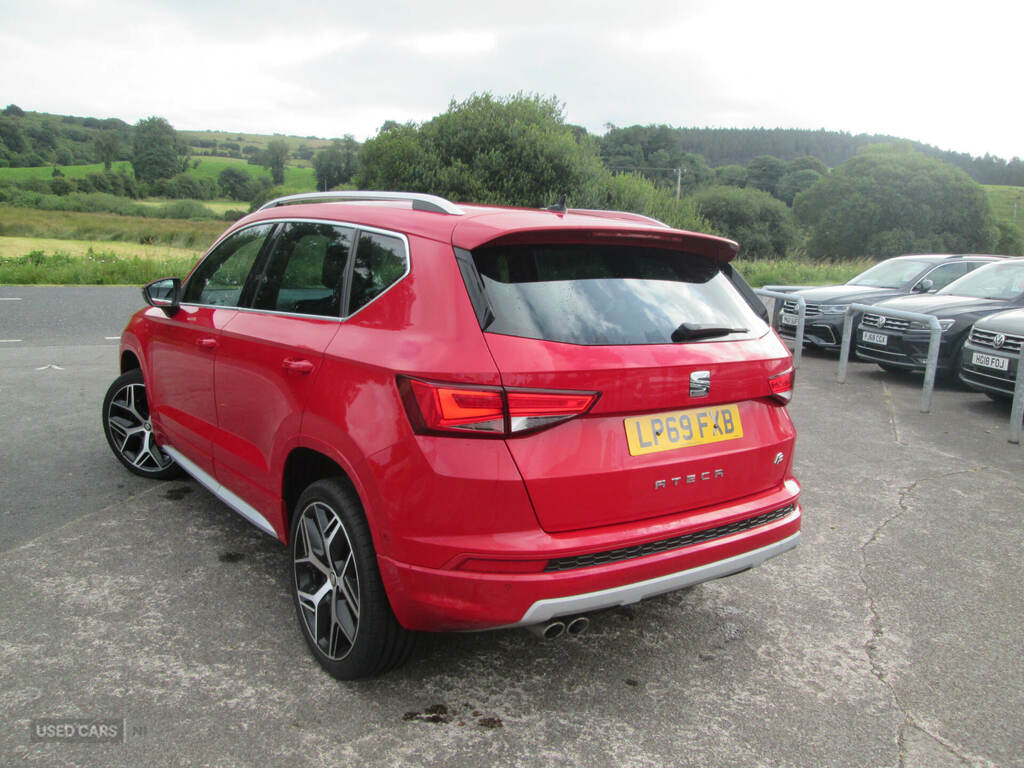 Seat Ateca 2.0 Tdi Fr Sport Ez Dsg LP69FXB Red #5