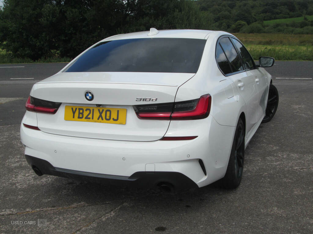 BMW 3 Series 318D Mht M Sport Step YB21XOJ White #4
