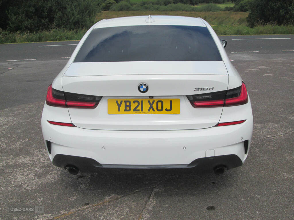 BMW 3 Series 318D Mht M Sport Step YB21XOJ White #6