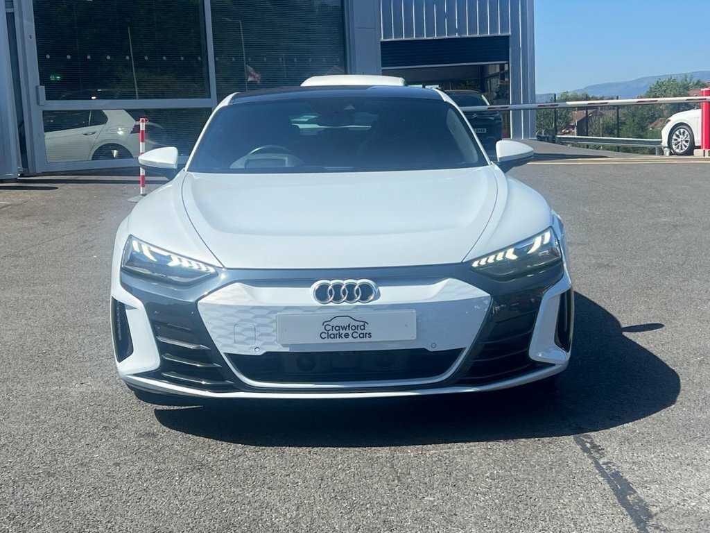 Audi E Tron GT Saloon YHZ8161 White #2