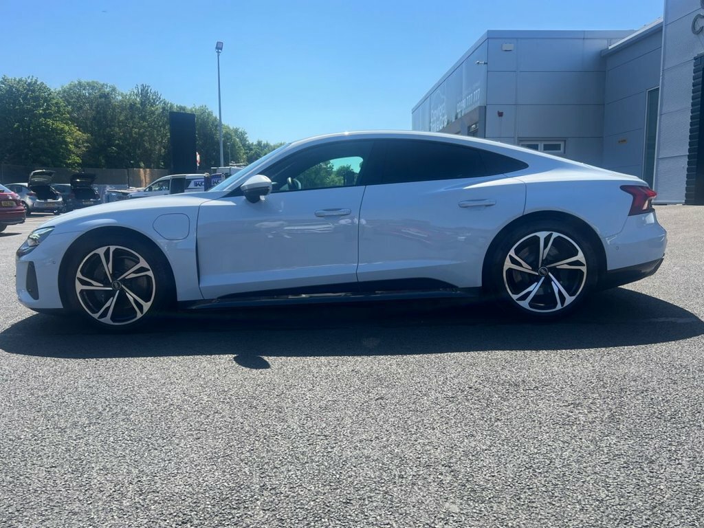 Audi E Tron GT Saloon YHZ8161 White #3