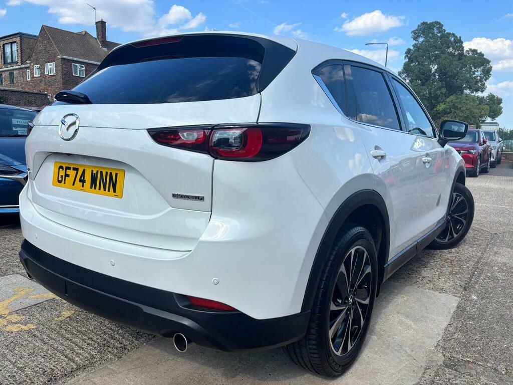 Mazda CX-5 2.0 E-skyactiv G Mhev Exclusive-line GF74WNN White #3